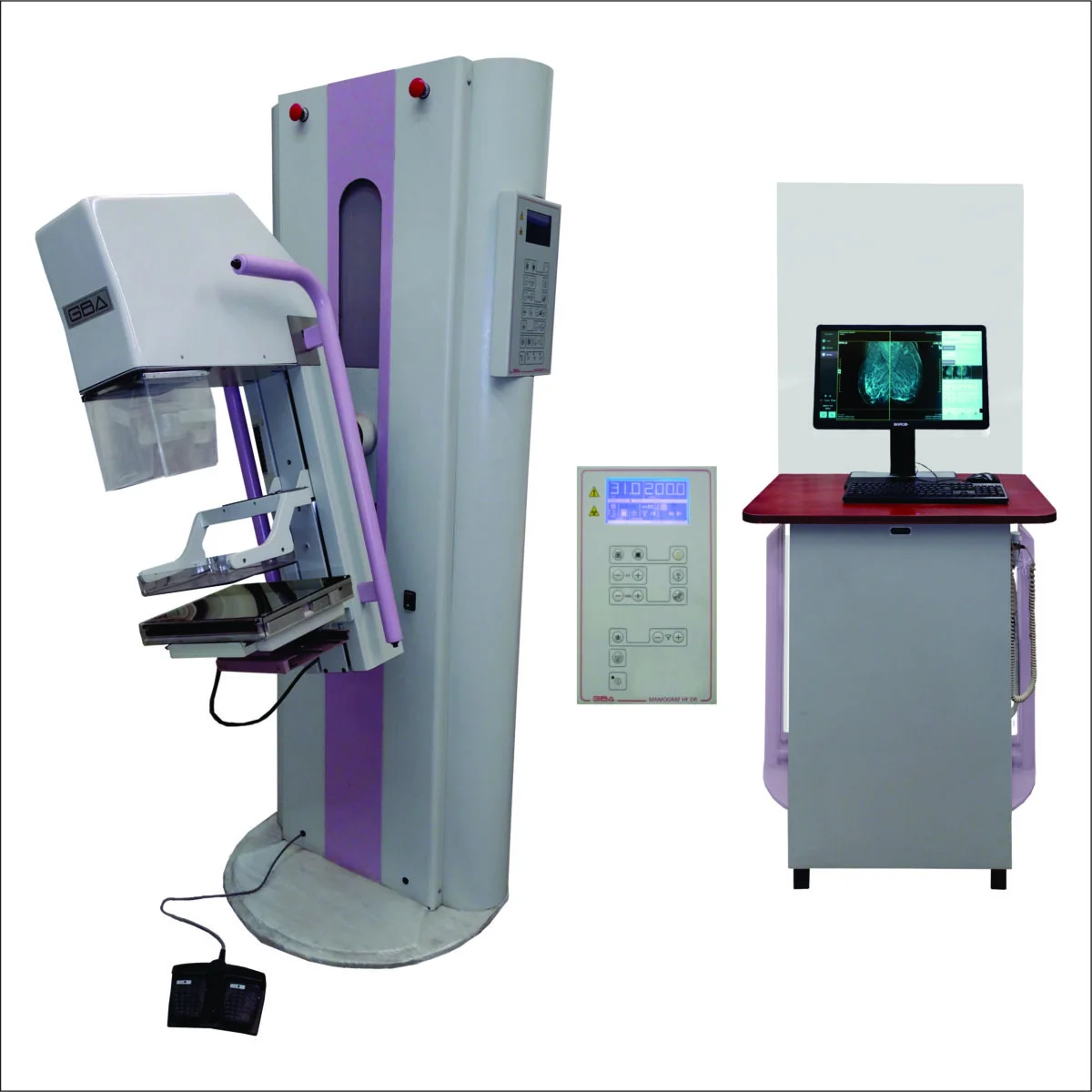 Mamograf HF Digital DR · Mamógrafo digital directo de industria argentina · GBA Rayos X